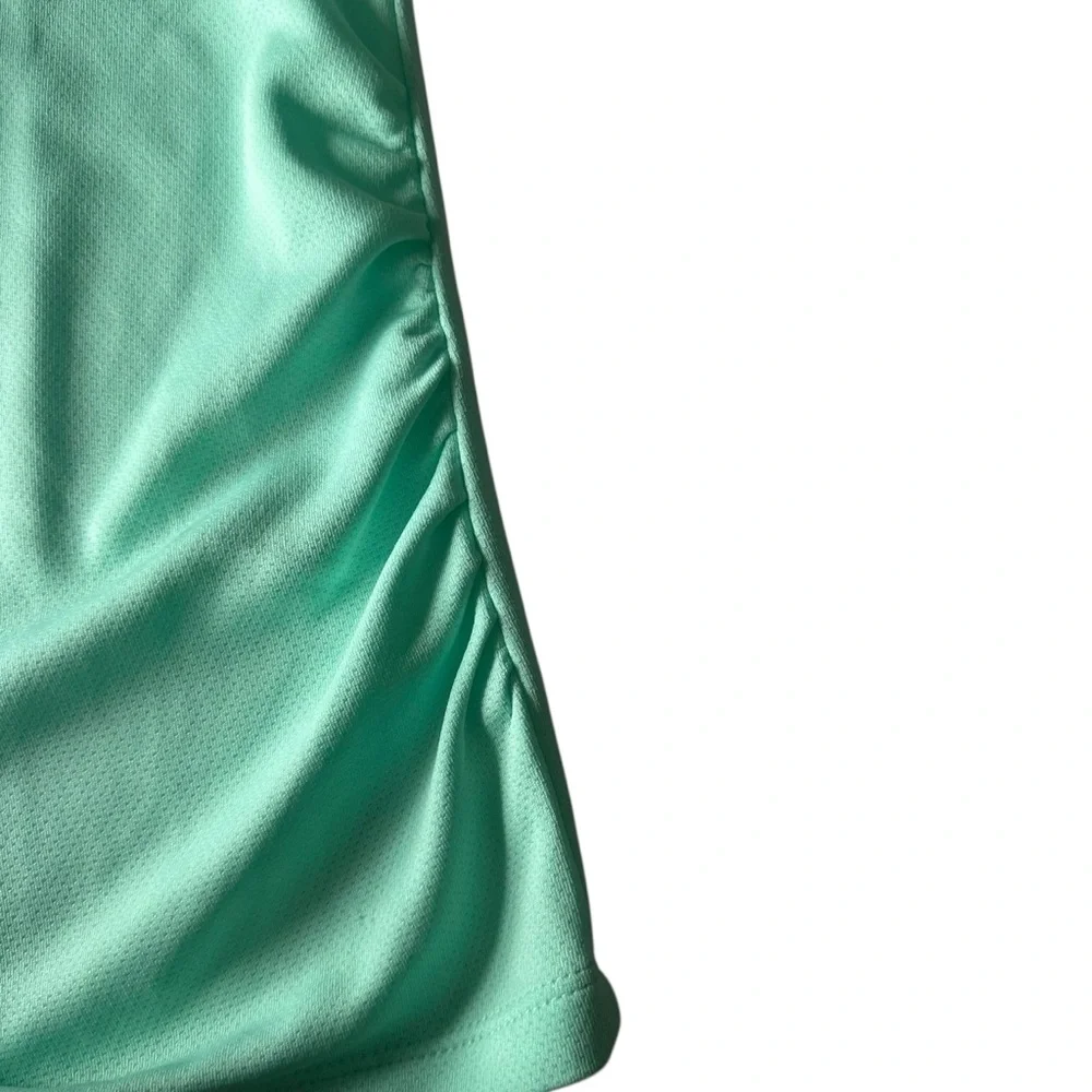 PGA Tour Women’s Medium Performance Golf Polo Mint Green Athletic Top - Picture 4 of 7